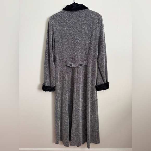 Vintage 90s Studio C Fur Collar Jacket Size 10 - Picture 5 of 8